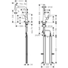 Kép 2/2 - Hansgrohe Metris Select M7117-H240 egykaros konyhai csaptelep kihúzható kifolyóval, rozsdamentes acél 73817800