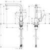 Kép 2/2 - Hansgrohe Egykaros konyhai csaptelep 280 31827000