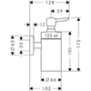 Kép 2/2 - Hansgrohe Folyékonyszappan adagoló 40514820