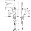 Kép 2/2 - Hansgrohe M5117-H220 egykaros konyhai csaptelep kihúzható kifolyóval 72824000