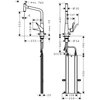 Kép 2/2 - Hansgrohe Egykaros konyhai csaptelep 320 73807000