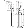 Kép 2/2 - Hansgrohe Egykaros konyhai csaptelep 320 73828000