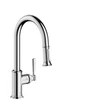 Kép 1/2 - Hansgrohe Axor Montreux konyhai csaptelep kihúzható zuhanyfejjel 16581 000 (16581000)