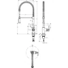 Kép 2/2 - Hansgrohe Axor Montreux konyhai csaptelep Semi-Pro, króm 16582 000 (16582000)