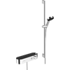 Kép 1/2 - Hansgrohe Pulsify Select S Zuhanyszett 105, 3 jet Relaxation, kézizuhannyal termosztáttal, és 90 cm-es zuhanyrúddal, csúszkával és zuhanytömlővel króm 24270000