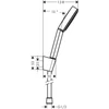 Kép 2/2 - Hansgrohe Pulsify S Zuhanytartó szett 105, 1 jet, 125 cm-es zuhanytömlővel matt fehér 24301700