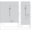 Kép 2/2 - Hansgrohe Raindance Select E Zuhanyszett 120 3jet 65 cm-es zuhanyrúddal és szappantartóval fehér/króm 26620400