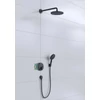 Kép 3/4 - Hansgrohe Raindance S Zuhanyrendszer 240, 1 jet PowderRain és Shower Select S matt fekete 27959670