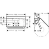 Kép 2/2 - Hansgrohe AddStoris WC papír tartó fedlappal matt fekete 41753670