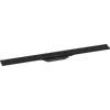 Kép 1/5 - Hansgrohe RainDrain Flex Zuhanylefolyó színkészlet 900, méretre vágható, fali illesztéshez matt fekete 56052670