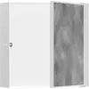 Kép 1/2 - Hansgrohe XtraStoris Rock Falfülke cserélhető ajtóval, 300/300/100 matt fehér 56085700