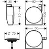 Kép 2/3 - Hansgrohe Exafill S kádtöltő színkészlet szálcsiszolt bronz 58117140