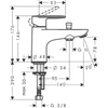 Kép 2/2 - Hansgrohe Vernis Blend Egykaros kád- és zuhanycsaptelep Monotrou króm 71444000