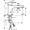 Kép 2/2 - Hansgrohe Vernis Shape Egykaros kád- és zuhanycsaptelep Monotrou króm 71463000