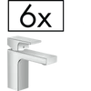 Kép 1/2 - Hansgrohe Vernis Shape Egykaros mosdócsaptelep 100, automata lefolyógarnitúrával, projekt csomag króm 71597000