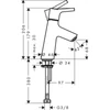 Kép 2/2 - Hansgrohe Talis S Hidegvizes csaptelep 80 lefolyógarnitúra nélkül króm 72017000
