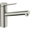 Kép 1/2 - Hansgrohe Zesis M33 Egykaros konyhai csaptelep 140, 1 jet nemesacél felület 74802800