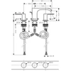 Kép 2/5 - Hansgrohe Vivenis Mosdócsaptelep 90, automata lefolyógarnitúrával króm 75033000