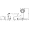 Kép 2/5 - Hansgrohe Vivenis Peremre szerelhető kádcsaptelep sBox-szal króm 75444000