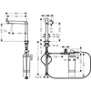 Kép 2/5 - Hansgrohe Aqittura M91 Vízszűrős konyhai csaptelep 240, 1jet, indulókészlet króm 76802000