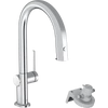 Kép 1/2 - Hansgrohe Aqittura M91 Vízszűrős konyhai csaptelep 210, kihúzható zuhanyfejjel, 1jet, sBox szereléssel króm 76826000