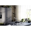 Kép 3/3 - Hansgrohe Aqittura M91 Vízszűrős konyhai csaptelep és szódakészítő rendszer 240, kihúzható zuhanyfejjel, 1jet, sBox matt fekete 76837670