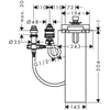 Kép 2/2 - Axor alaptest 3 lyukú peremre szerelhető egykaros kádcsaptelephez 15487180