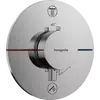 Kép 1/2 - Hansgrohe ShowerSelect Comfort S Falsík alatti Kád/Zuhany termosztát, 2 funkciós, beépített biztonsági kombinációval EN1717 15556000