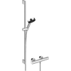 Kép 1/2 - Hansgrohe Pulsify Select S Zuhanyrendszer 3jet Relaxation 105 EcoSmart kézizuhannyal, Ecostat Element termosztáttal, és 90cm-es zuhanyrúddal Króm 24271000