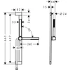 Kép 2/2 - Hansgrohe Pulsify S zuhanyszett 1jet, EcoSmart, 650 mm-es zuhanyrúddal, króm 24372000