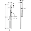 Kép 2/2 - Hansgrohe Pulsify S Zuhanyszett 1jet, EcoSmart, 900m-es zuhanyrúddal, króm 24382000