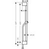 Kép 2/2 - Hansgrohe Unica Zuhanyrúd Pulsify S 65cm, toló csúszkával és zuhanytömlővel 24400670