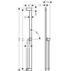 Kép 5/5 - Hansgrohe Unica Zuhanyrúd S Puro 900mm, 1.60m-es zuhanytömlővel 24405000