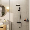 Kép 2/3 - Hansgrohe Vernis Blend Showerpipe 240 zuhanyrendszer termosztátos csapteleppel, matt fekete 26426670