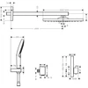 Kép 3/3 - Hansgrohe Raindance E 300 Zuhanyrendszer 1 jet, ShowerSelect termosztáttal, matt fekete 27939670