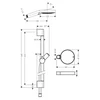 Kép 2/2 - Hansgrohe Raindance Select S Zuhanyszett 120, 3jet PowderRain, 65 cm-es zuhanyrúddal és szappantartóval GP 27944000