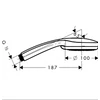 Kép 2/2 - Hansgrohe Croma 100 Kézizuhany Multi 28536450