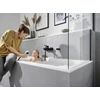 Kép 2/3 - Hansgrohe Jocolino Gyerek kézizuhany Zebra, 2 jet zebra mintázat, fekete/fehér 28787640