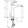 Kép 2/2 - Hansgrohe Focus mosdócsaptelep 190 kétféle átfolyási mennyiséggel és automata leereszővel, króm 31658000