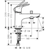 Kép 2/2 - Hansgrohe Focus Monotrou kád és zuhanycsaptelep, króm 31938000