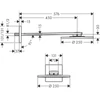 Kép 3/3 - Axor SHOWERSOLUTIONS 250 fejzuhany zuhanykarral,1 jet, króm, 35284000