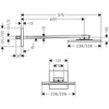 Kép 2/2 - Axor SHOWERSOLUTIONS 250/250 fejzuhany zuhanykarral,1 jet, króm, 35306000