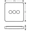 Kép 2/2 - Axor ShowerSelect váltószelep, króm 36773000