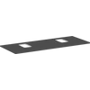 Kép 1/2 - Hansgrohe Xelu Q Pultlap 1360/550 dupla kivágással, csaptelep lyukkal rendelkező mosdótálhoz 54125910