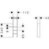 Kép 6/6 - Hansgrohe IntraStoris Belső fiók modul 115/340 54146230