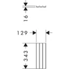 Kép 6/6 - Hansgrohe IntraStoris Belső fiók modul 130/340 54147230