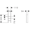 Kép 6/6 - Hansgrohe IntraStoris Belső fiók modul 115/320 54227630