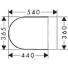 Kép 6/6 - Hansgrohe EluPura Original S WC-szett , fali rögzítésű WC 540, AquaChannel Flush, fedél Fehér 60207450