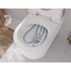 Kép 2/6 - Hansgrohe EluPura S Fali WC Set 540 perem nélküli AquaFall Flush WC ülőkével és SoftClose, QuickRelease fedéllel, HygieneEffect Fehér 62021450