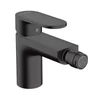 Kép 1/2 - Hansgrohe Vernis Blend Egykaros bidé csaptelep fém automata lefolyógarnitúrával, matt fekete 71218670